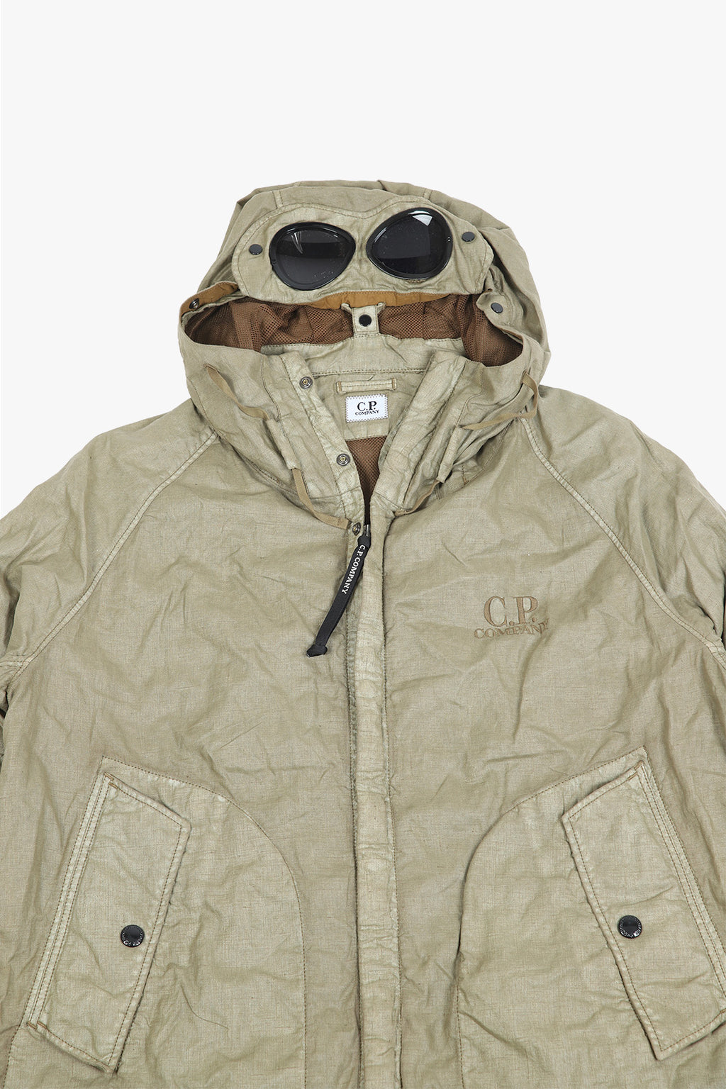 C.P Company Lino Wax Goggle Jacket