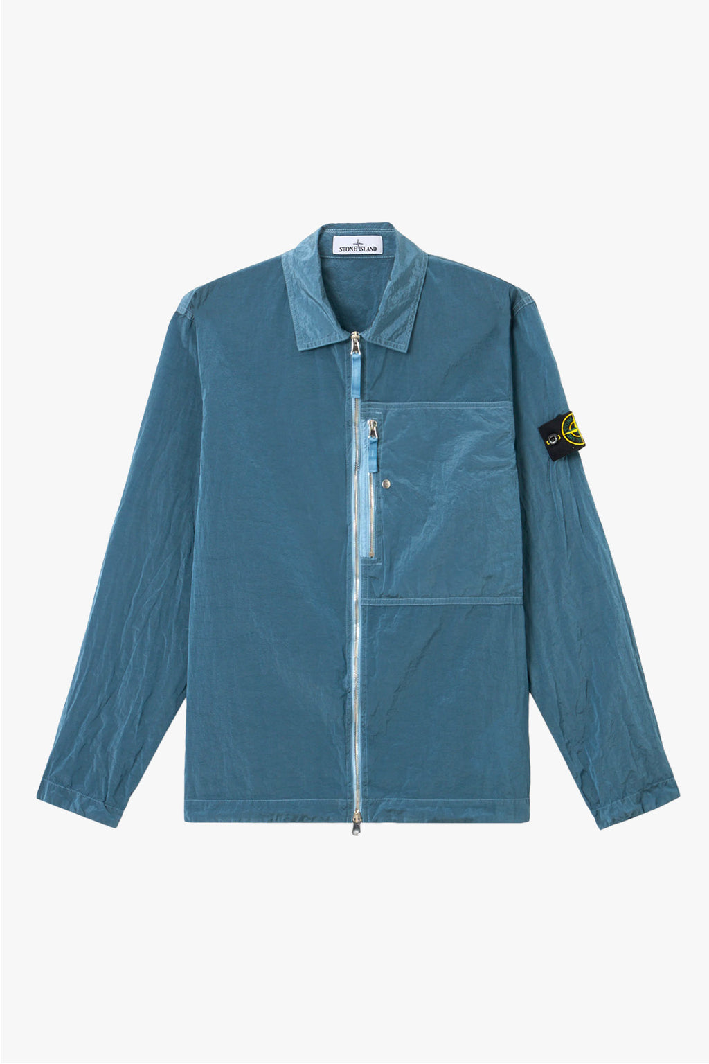 Stone Island Nylon Metal Overshirt in Avio