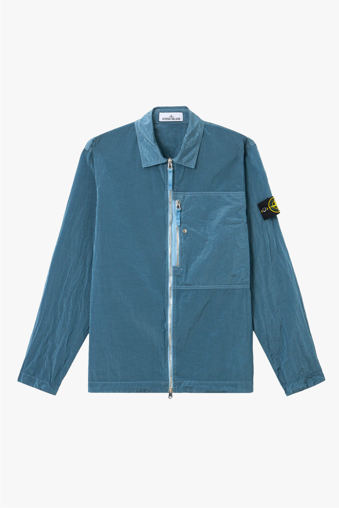 Stone Island Nylon Metal Overshirt in Avio