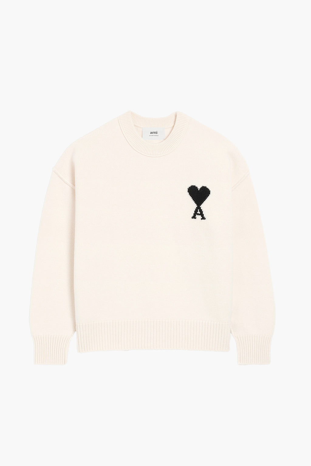 AMI Paris Pull col rond de coeur