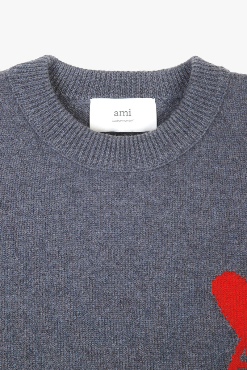 AMI Paris Pull col rond de coeur