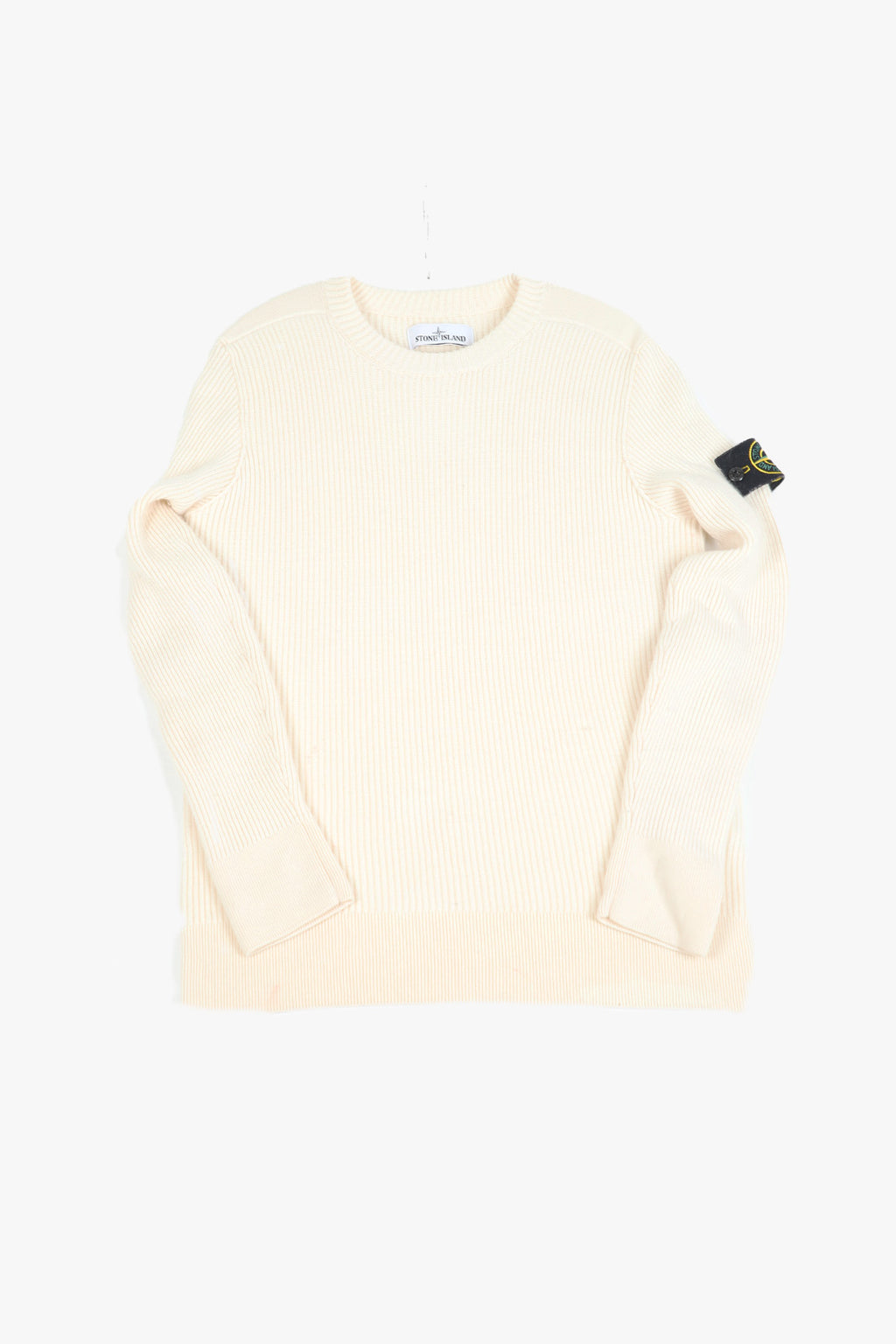 STONE ISLAND pull en laine côtelée