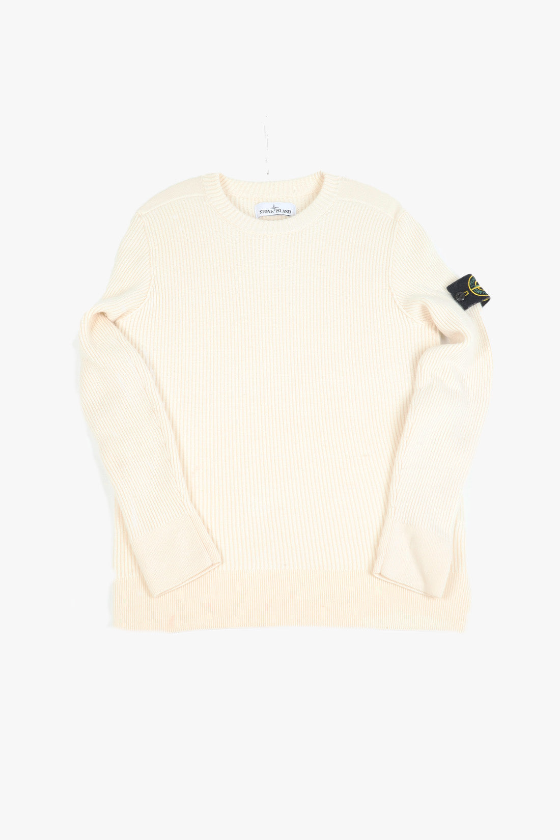 STONE ISLAND pull en laine côtelée